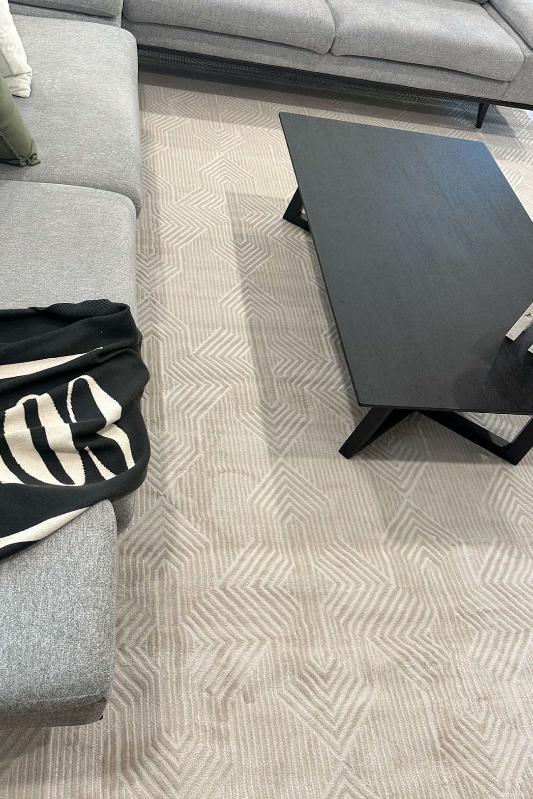 Dara Natural Geometric Area Rug