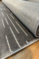 DARA Minimalistic Dark Grey Rugs