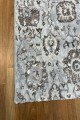 Dara Flower Pattern Grey Brown Rug