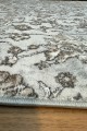 Dara Flower Pattern Grey Brown Rug