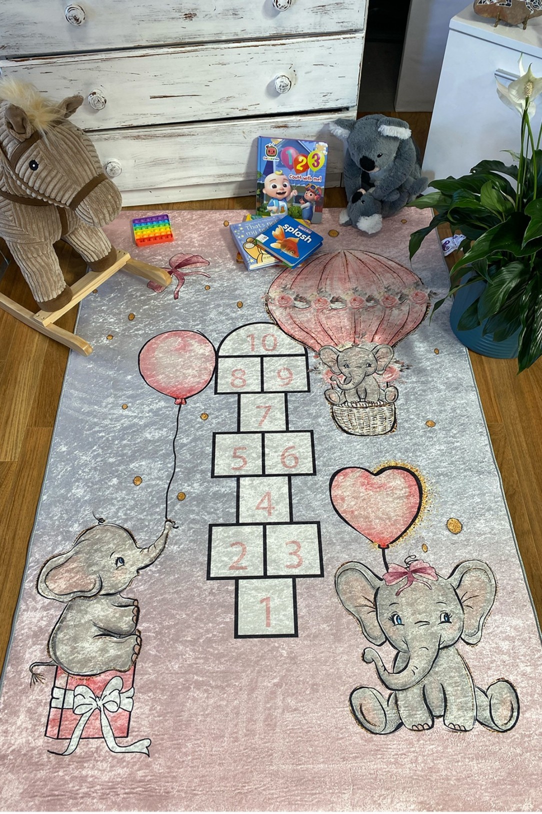 Hopscotch Pink Rugs