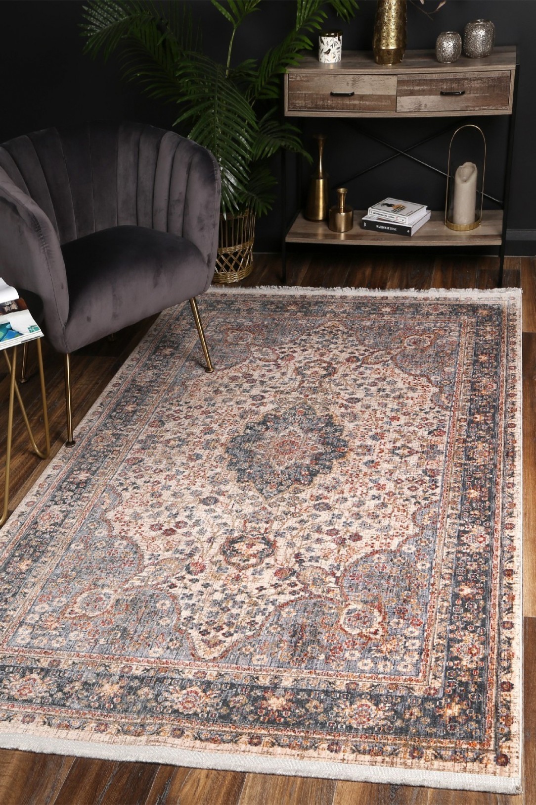 Rustic Elegance Medallion Alhambra Rug