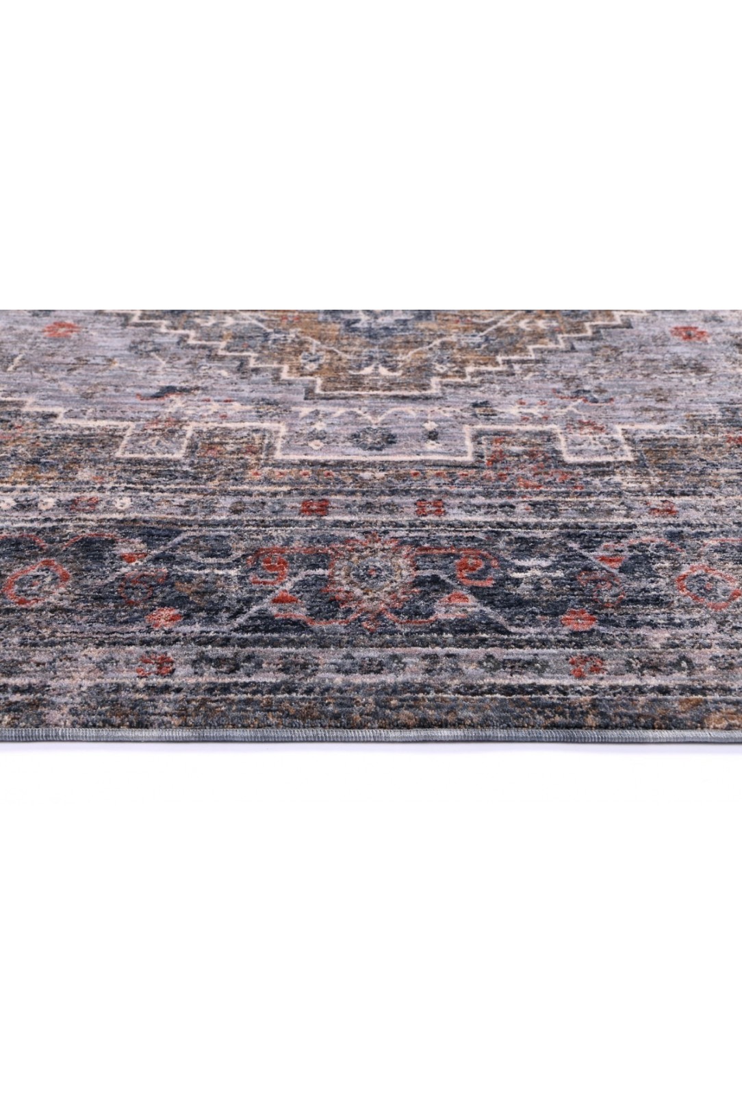 Slate Distressed Tradition Alhambra Rug