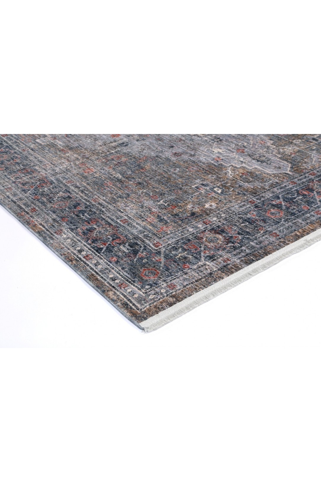 Slate Distressed Tradition Alhambra Rug