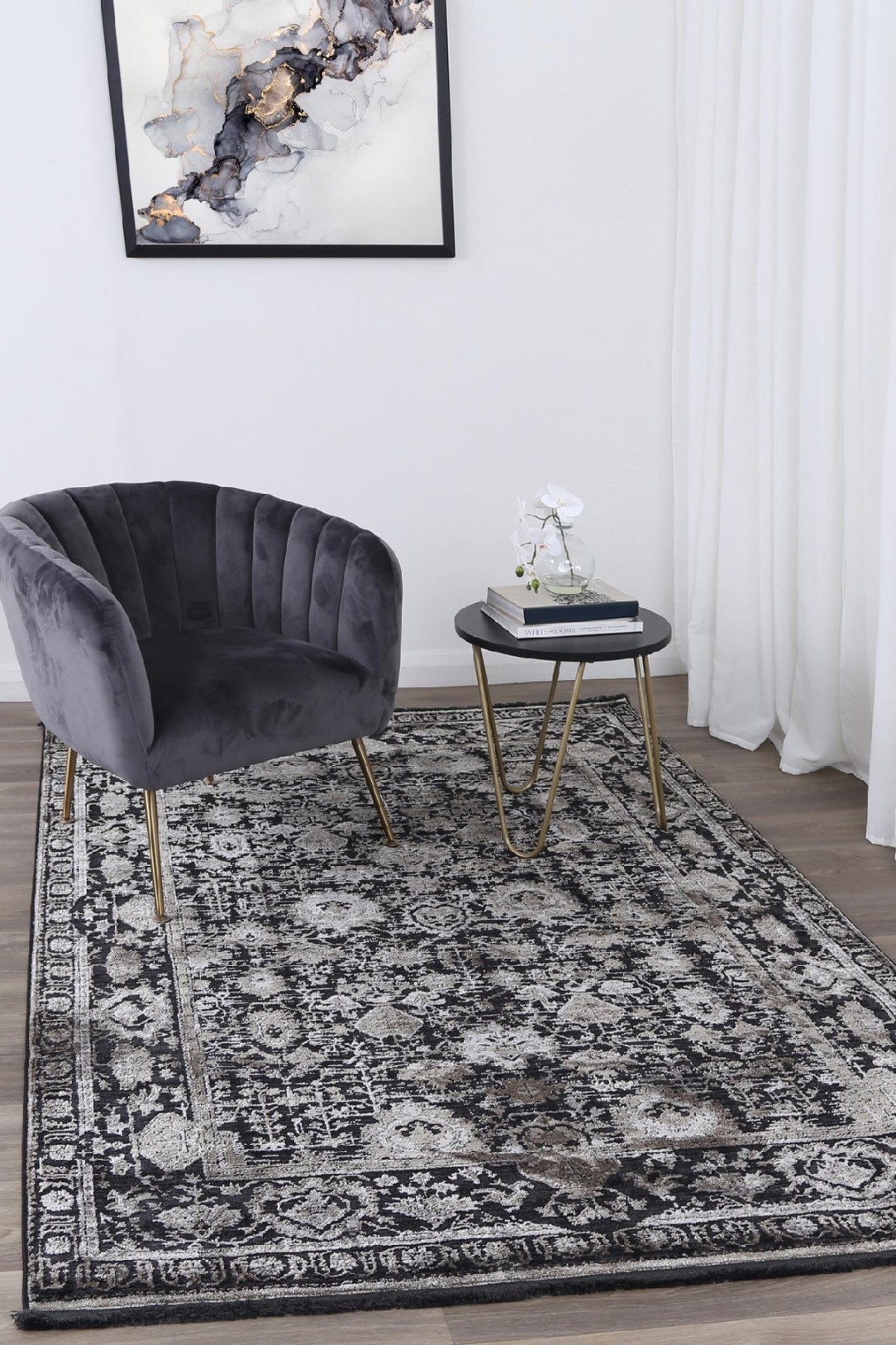 Brooklyn Pewter Oriental Rug