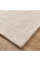 Aria Beige Wool Handcrafted Rug