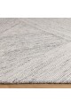 Aria Grey Wool Handcrafted Rug