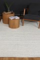 Wool Blended Hand-Tufted Area Rug White