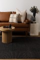 Natura Eco Wool Rug  Black