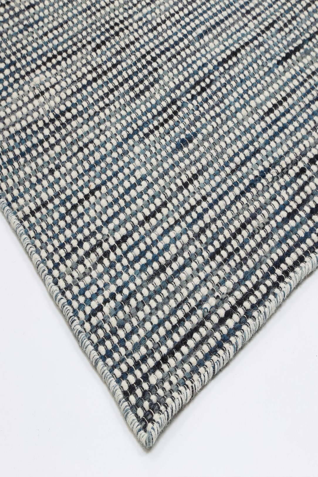 Scandi Teal Reversible Wool Rug