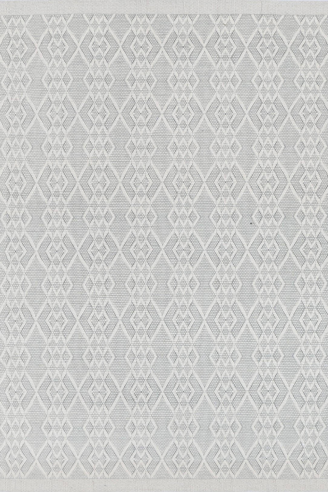 Torquay Diamond Light Grey Wool Rug