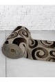 Noosa Brown Customizable Hallway Runner Stylish 80cm Wide Rug