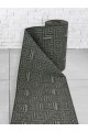 Nikotex Hallway Runner Washable Dark Grey 67cm wide