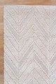 Belmont Chevron Beige Shaggy Rug