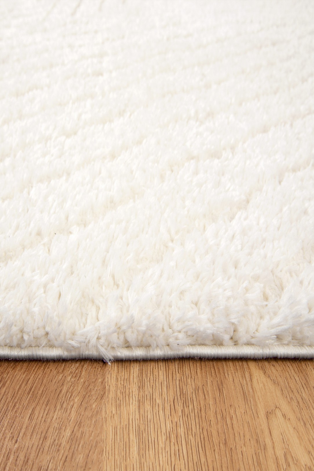 Belmont Geometric Cream Shaggy Rug