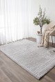 Belmont Nest Silver Shaggy Rug