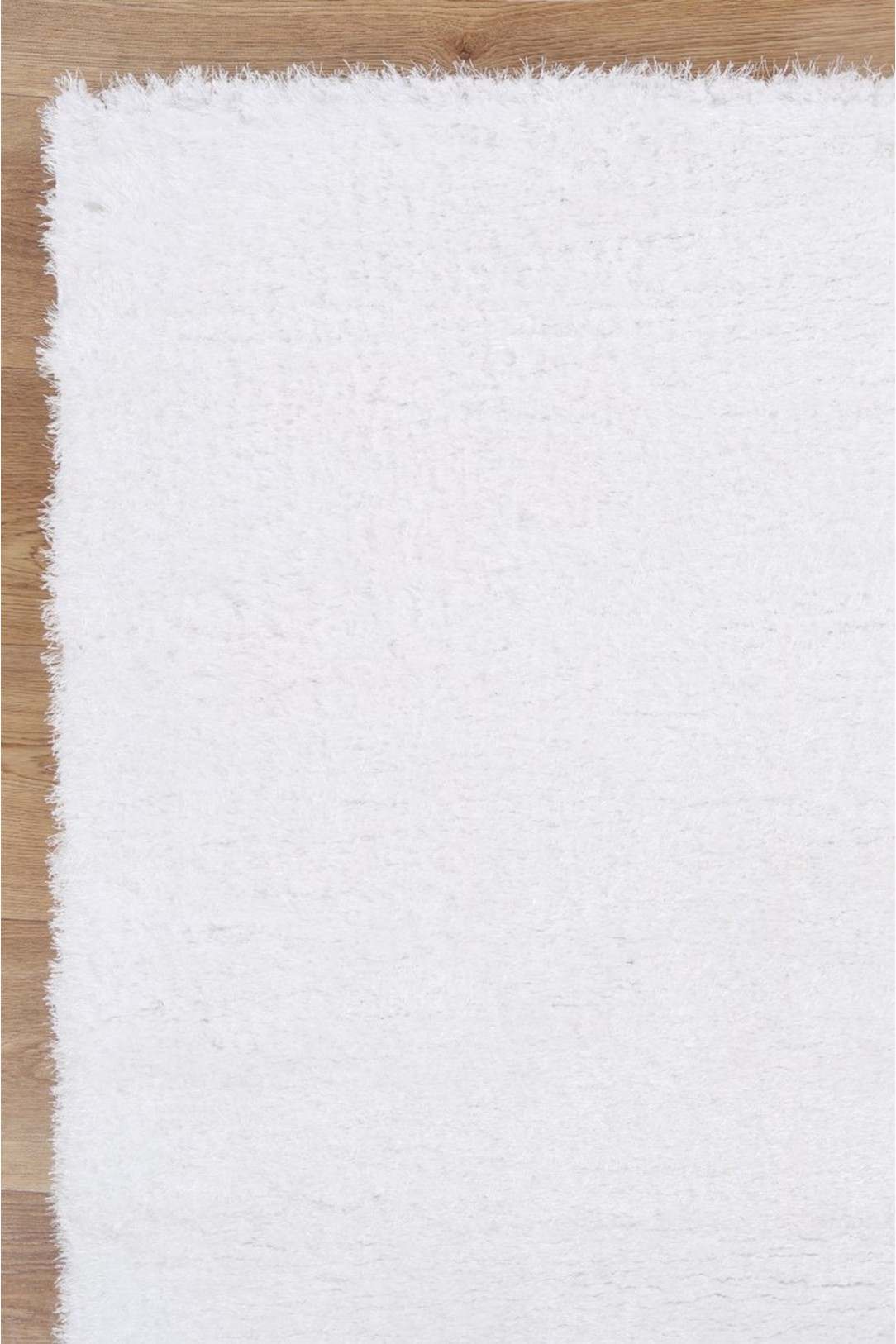 Puffy Shag Rug White