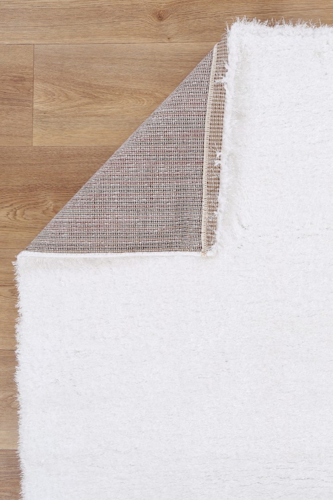 Puffy Shag Rug White