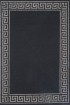 Sisalo Black Beige Bordered Patterned Rug