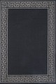 Sisalo Black Beige Bordered Patterned Rug