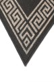 Sisalo Black Beige Bordered Patterned Rug