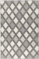 Sisalo Grey Beige Diamond Patterned Rug