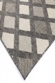 Sisalo Grey Beige Diamond Patterned Rug