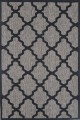 Sisalo Brown Black Moroccan Patterned Rug