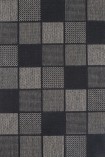 Sisalo Grey Square Shape Patterned Ikat Rug