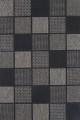 Sisalo Grey Square Shape Patterned Ikat Rug